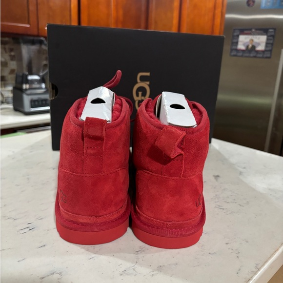 UGG Neumel Men's Chukka Boot Samba Red Lace-up Wool Scokliner M/3236 SBR - Picture 4 of 7